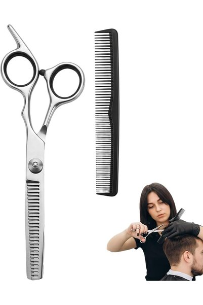 ToolHouse Hair Thinning Scissors for Cutting and Texturizing, Barber Scissors...
