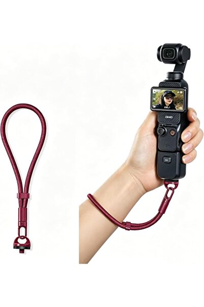 GBUFIYSN حزام معصم لـ DJI Osmo Pocket 4/3: حبل قابل للتعديل مع برغي 1/4 بوصة،...
