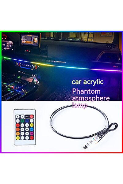 gaman Vehicle Chest Atmosphere Ambient Sound-Sensitive Led Neon Rgb App Contr...