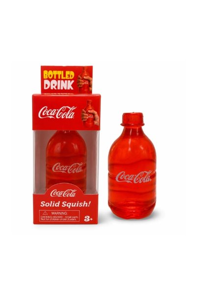 Needoh Coca-Cola Bottled Drink Solid Squish Toy – Soft Squeeze Sensory Fidget...