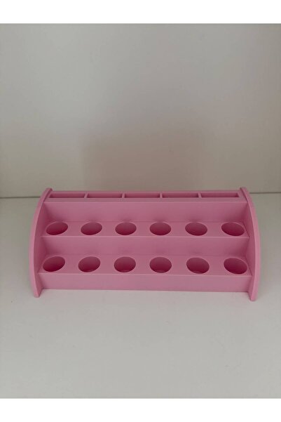 Generic Brand Organizator gloss Juicy Bomb, 17 compartimente, imprimat 3D, roz
