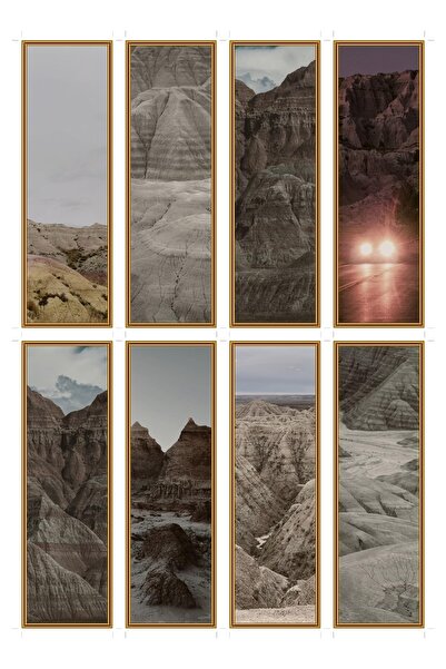 OEM Set 8 Semne de Carte cu Tematica Ceata din Badlands, Design Elegant, Cart...