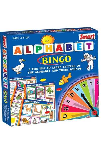 Generic Creative’s Smart Alphabet Bingo – Educational Board Game for Kids | F...
