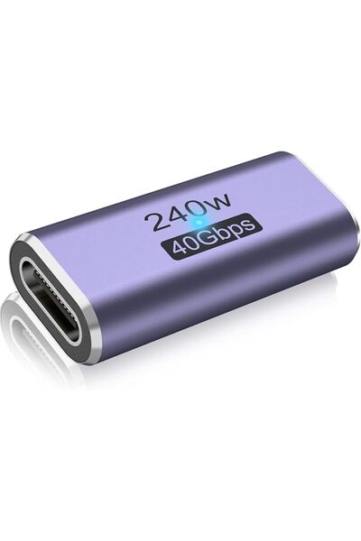 Demark موصل من النوع C، محول USB C إلى USB C بقدرة 240 واط، محول تمديد من الن...