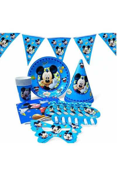 Generic 37 Pcs Mickey Mouse theme Birthday Party Supplies Set – Complete Kids...