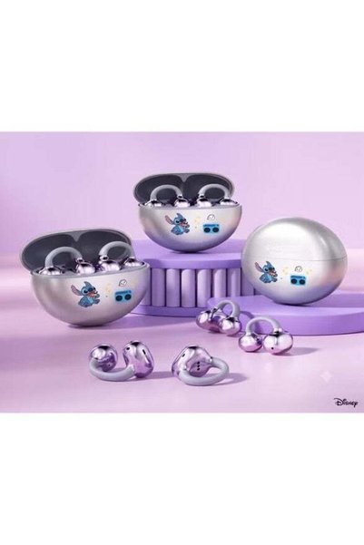 Generic Kuromi Character Wireless Earbuds with Purple Charging Case and Decor...
