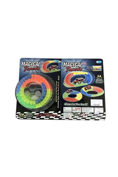 Generic Power Joy Magical Tracks with 56 Pieces of Glow Track 4.5cm
