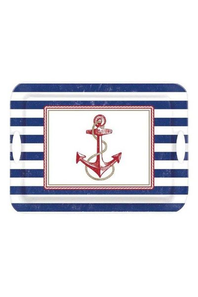 Generic Anchors Aweigh House of Party Handle Tray Party Tableware Party Supplies