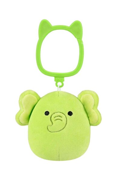 Generic Clip-On Franky the Lime Green Elephant Plush Toy
