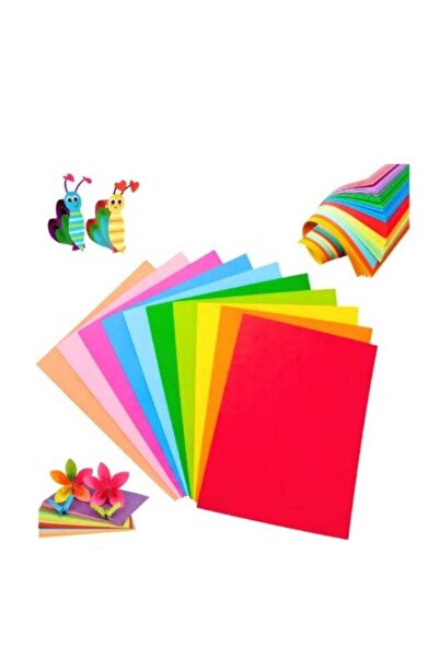 Generic 250 Sheets A4 Colored Craft Paper, 10 Assorted Colors, Origami & DIY ...