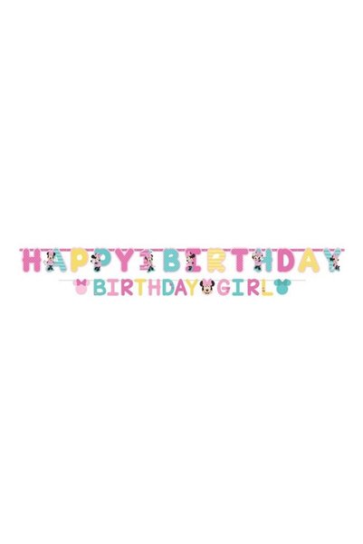 Generic Minnie's Fun To Be One Letter Banner Birthday Decoration and Party Su...
