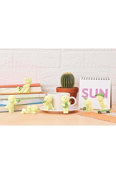 Generic Smiski Sunday Series Glow In The Dark Mini Figure Luminous Weekend Re...