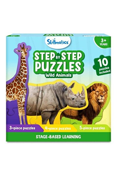 Generic Step by Step Puzzles - 40 Piece Jigsaw & Toddler Puzzle, Montessori E...