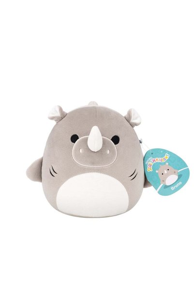 Generic Squishmallows Bruno the Rhino Shark Plush Toy (19.05 cm, Grey)