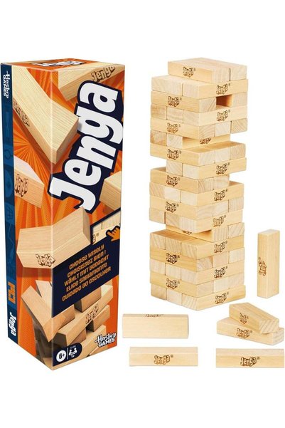 Generic Official Hasbro Games Jenga Game | Digital Die for 6 More Ways to Pla...
