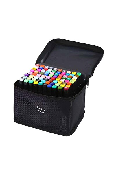 Generic Dual-Tip Art Markers, 80-Colour Graphic Marker Set for Drawing,
