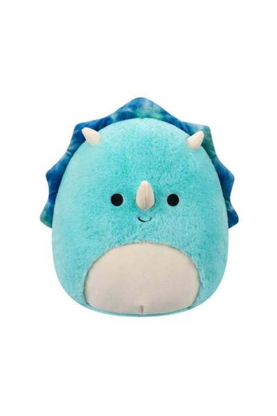 Generic 12 inch Malik Blue Triceratops Fuzzamallow , Officially Licensed Kell...