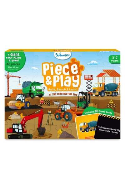 Generic Piece & Play Construction Site, Jigsaw & Toddler Puzzles, Educational...