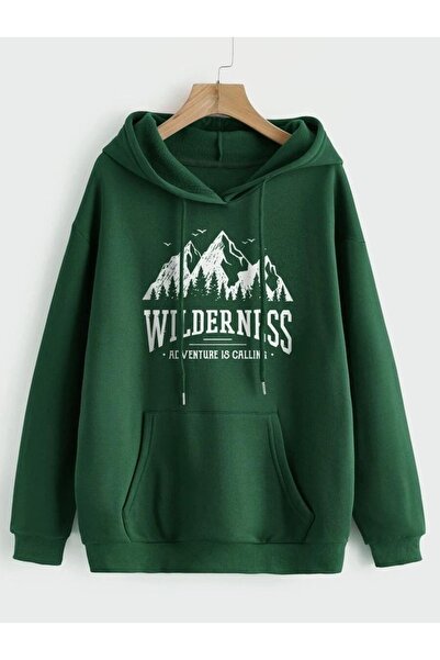 Vordevia Welderness Printed Cotton 3 Thread Threaded Oversize Sweatshirt