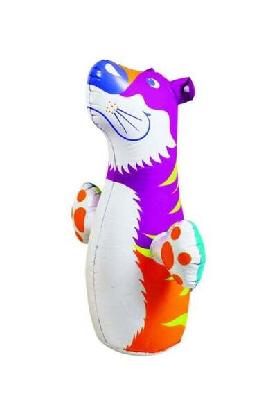 Generic Inflatable Tiger Bop Bag Toy 98x44cm