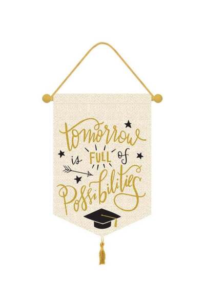 Generic Tomorrow Is Full Of Possibilities Hanging Decoration for Graduation P...