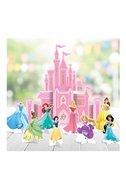 Generic Disney Princess Once Upon A Time Paper Table Decorating Kit Birthday ...