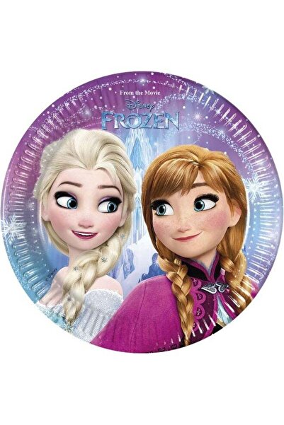 Generic Ciao Frozen Snowflakes Paper Plates 20 cm – Disney Frozen Party Plate...