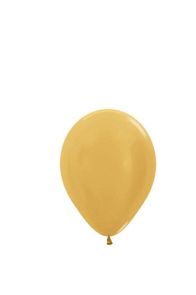 Generic Sempertex Metallic Gold Latex Balloons - 50 Pcs