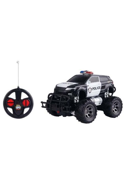 Generic HST Jeep Winner Track 1:24 RC Car – Steering Wheel Remote Control Police