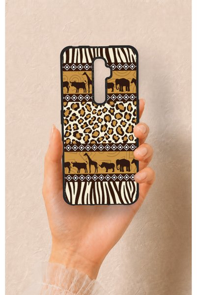 Vip Case Oppo Reno 2Z Compatible African Safari Pattern Silicone Case