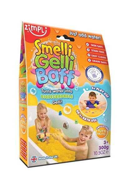 Generic Zimpli Kids Smelli Gelli Baff Tutti Fruiti, 300 g, 1 Use Bath Goo Pow...