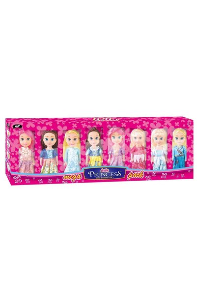 Generic Power Joy Leila Princess Mini Doll 8-in-1 Pack | Fashion Doll