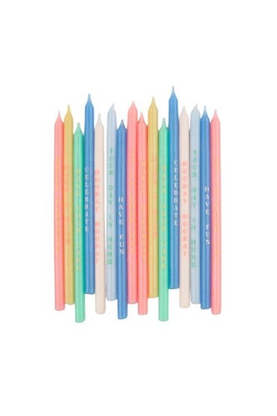 Generic Birthday Phrases Candles