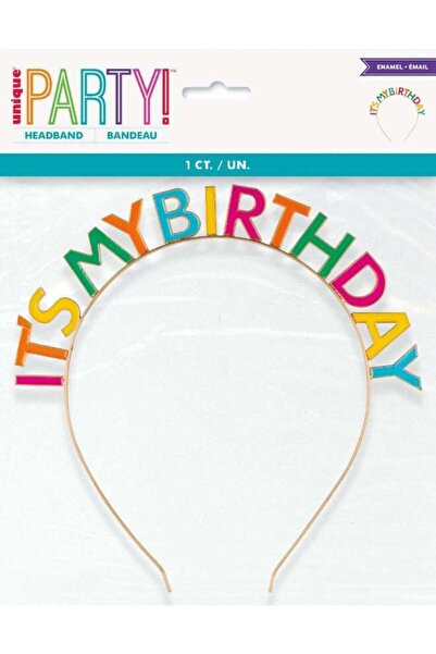 Generic Enamel It'S My Birthday Headband