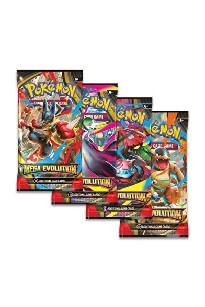 Generic Pokémon TCG Mega Evolution Booster Pack, 10 Trading Cards, Random Ass...