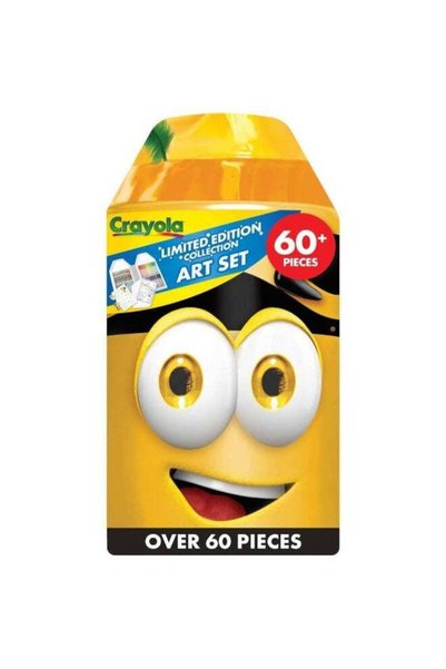Generic Crayola Limited Edition Dan D Collection Art Set (60+ Pieces, Yellow)