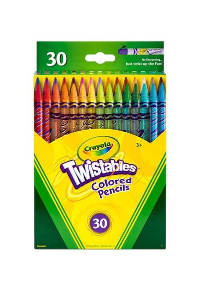 Generic 30-Piece Twistables Colored Pencils Set
