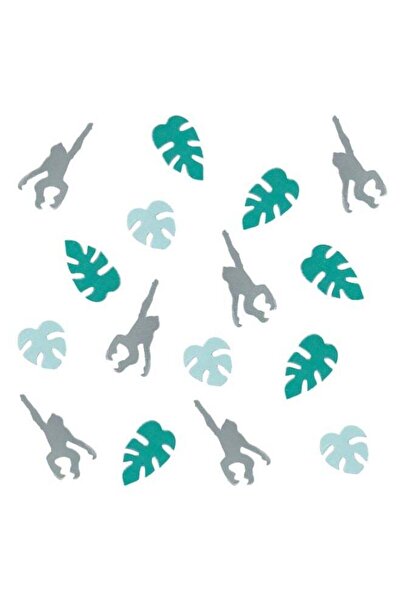 Generic Leaf & Monkey Table Confetti