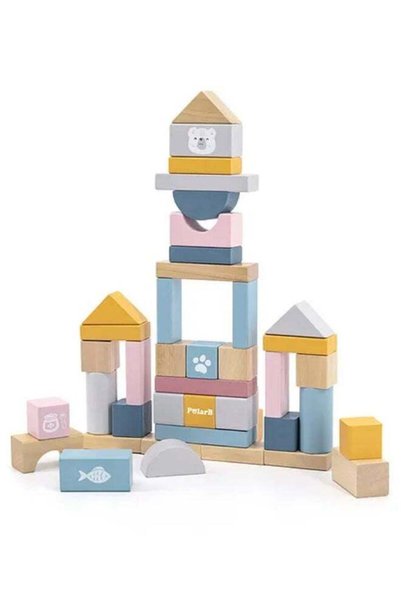 Generic Wooden Blocks - 60Pcs