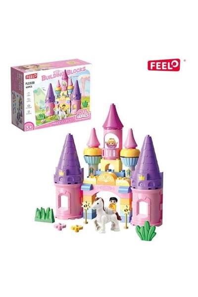 Generic Princess Castle Building Blocks Set for Kids | 43 Pieces | Large Part...