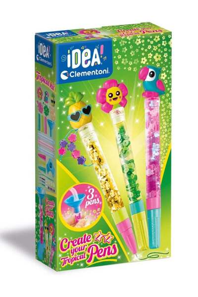 Generic Clementoni Idea Tropical Pens | Do it Yourself | DIY Craft Kit | Educ...