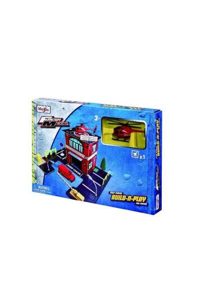 Generic Maisto - Fresh Metal Build-N-Play - Fire Station