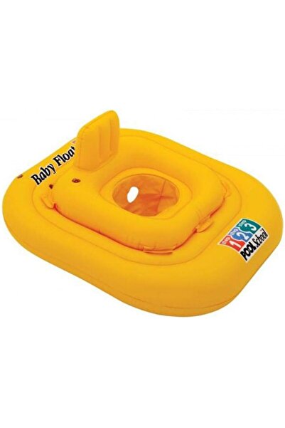 Generic Deluxe Inflatable Pool School Step 1 Baby Float | 79 x 79 cm | Yellow...