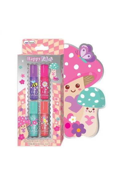 Generic Hot Focus Happy Vibes Lip Gloss Kit (4.4 ml, Pack of 4)