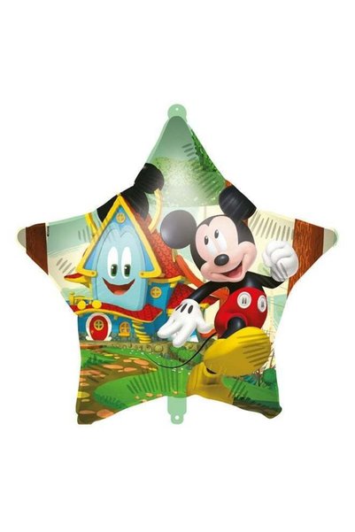 Generic Ciao Mylar Balloon Mickey Rock the House 46 cm Star Shape – Disney Mi...