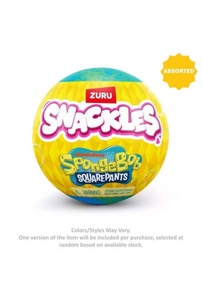 Generic Snackles SpongeBob SquarePants Plush Toy Capsule (12.7 cm, Assorted)