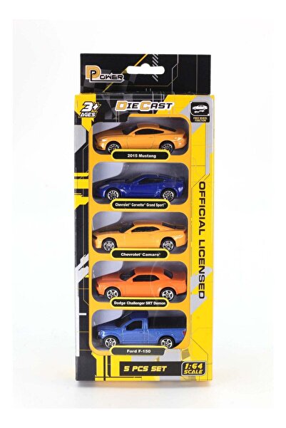 Generic D-Power 1:64 Diecast Car Set â€“ 5pc Licensed Collectible Models (For...