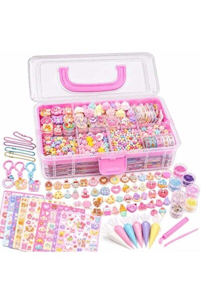 Generic 279 Piece Whipped Cream Clay Craft Kit, DIY Decoden Glue Set with Car...