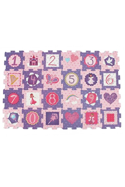 Generic Sunta - Fairy Princess & Numbers Puzzle Mat 24pcs