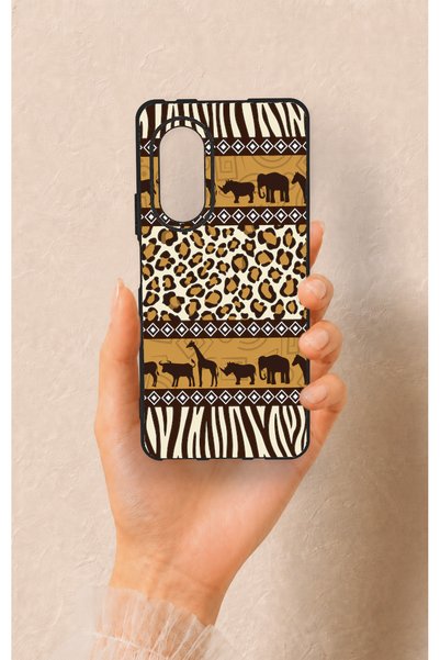 Vip Case Huawei Nova 9Se Compatible African Safari Patterned Silicone Case